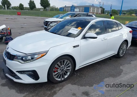 2019 Kia Optima Sx Turbo z USA, uszkodzony, nr VIN 5XXGV4L2XKG288809